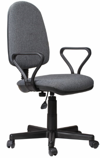 Кресло офисное Престиж ткань черная с подлокотниками - купить стулкомпьютерный nowy styl prestige gtp